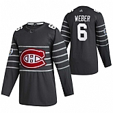 Canadiens 6 Shea Weber Gray 2020 NHL All-Star Game Adidas Jersey,baseball caps,new era cap wholesale,wholesale hats